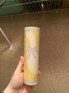 Yellow Goose Decorative Paper Tube - Unbranded